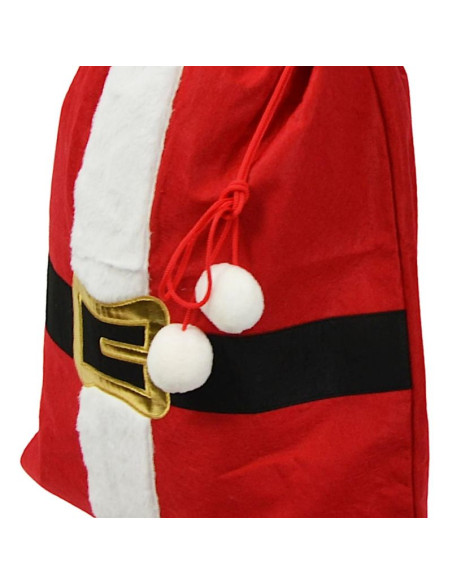 Świąteczny worek na prezent 70x50cm mica - pas