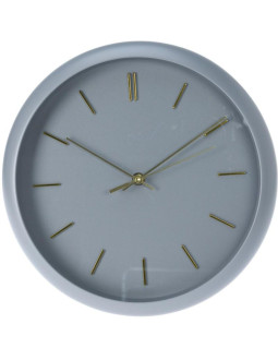 Zegar ścienny pp 30x4,5cm szary