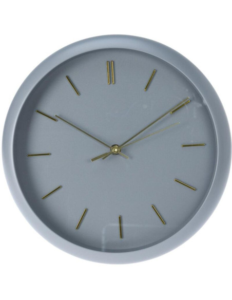 Zegar ścienny pp 30x4,5cm szary