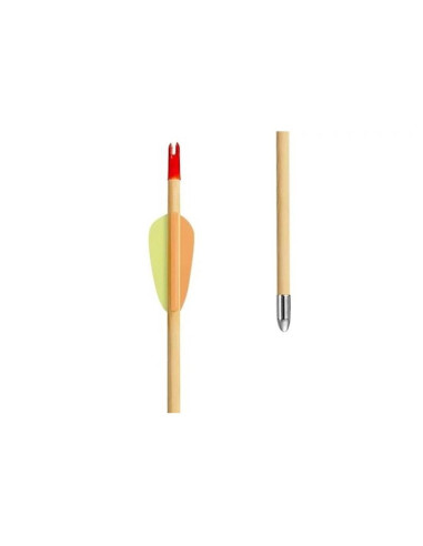 Strzały drewniane target wooden 30" poe lang - zestaw 5 sztuk