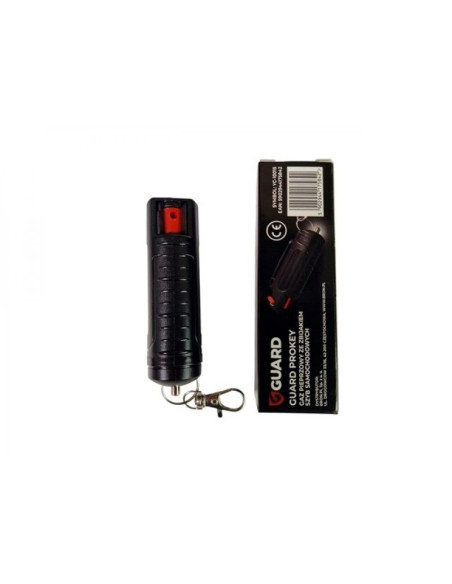 Gaz pieprzowy guard prokey 20 ml żel + zbijak szyb, brelok do kluczy i kliips do pasa (yc-10015)