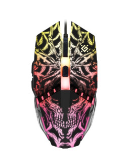 Defender mysz przewodowa prototype gm-670l optic 800/1200/1600/2400 dpi 6p 52670 2