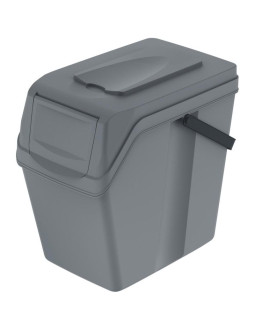 Śmietnik kosz na śmieci 25l sortibox szary kamień