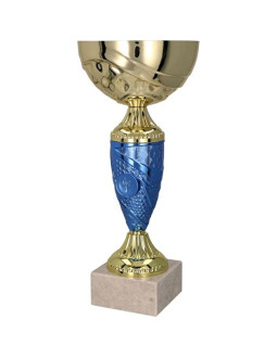 Puchar metalowy złoto-niebieski t-m 9058g