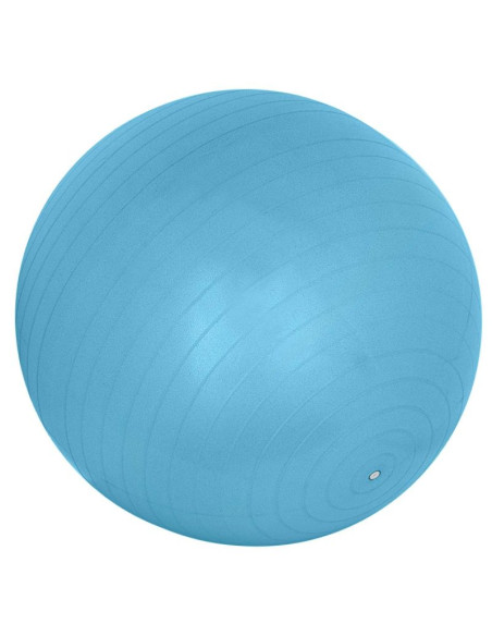 Piłka gimnastyczna do ćwiczeń fitness 65cm antiburst niebieska