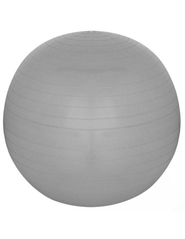 Piłka gimnastyczna do ćwiczeń fitness 65cm antiburst szara