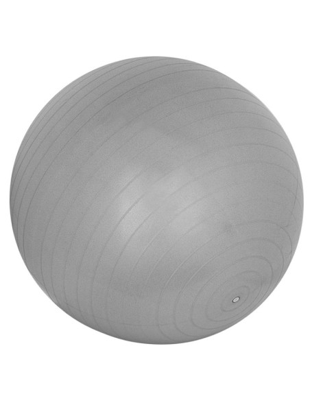 Piłka gimnastyczna do ćwiczeń fitness 65cm antiburst szara