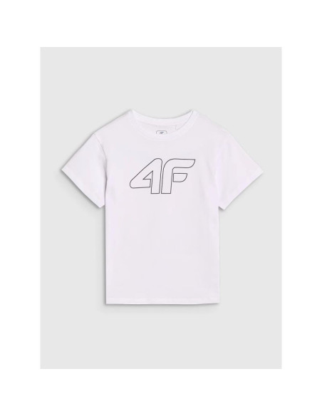 T-shirt z nadrukiem chłopięcy 4f junior 4fjwmm00ttshm2331-10s