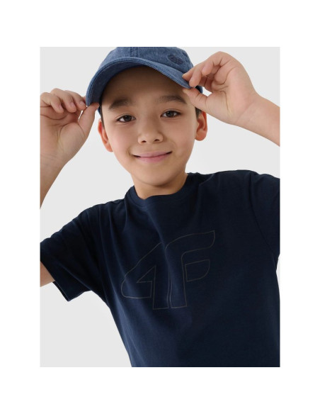 T-shirt z nadrukiem chłopięcy 4f 4fjwmm00ttshm2331-31s