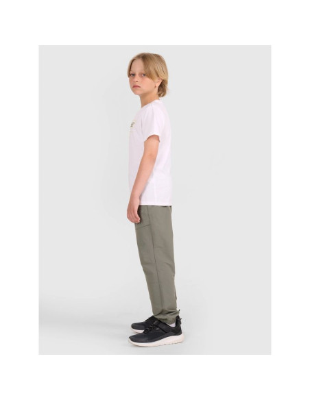 Chłopięcy t-shirt z nadrukiem 4f 4fjwaw25ttshm2417-10s