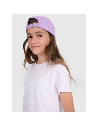 T-shirt regular gładki dziewczęcy 4f 4fjrmm00ttshf3231-10s