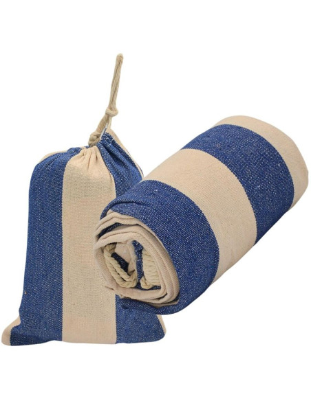 Hamak ogrodowy 1 osobowy 200x100cm z pokrowcem 1064024