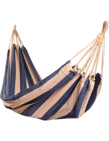 Hamak ogrodowy 1 osobowy 200x100cm z pokrowcem 1064024