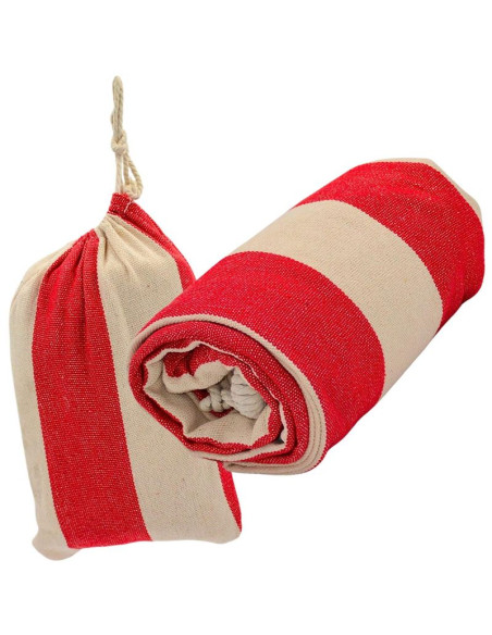 Hamak ogrodowy 1 osobowy 200x100cm z pokrowcem 1064031