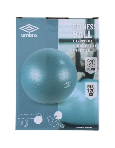 Piłka fitness 55cm niebieska umbro