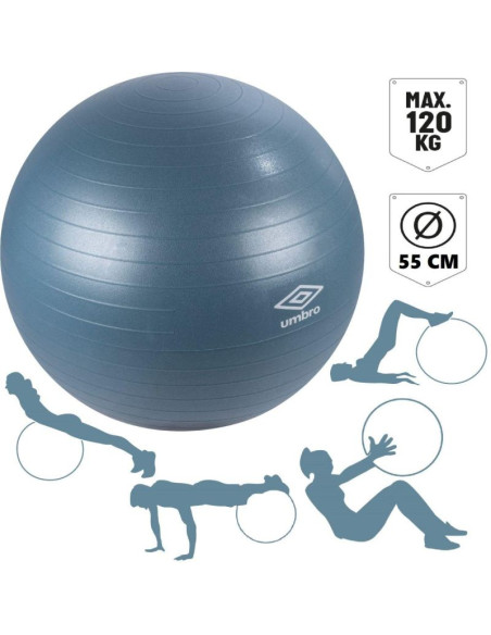 Piłka fitness 55cm niebieska umbro