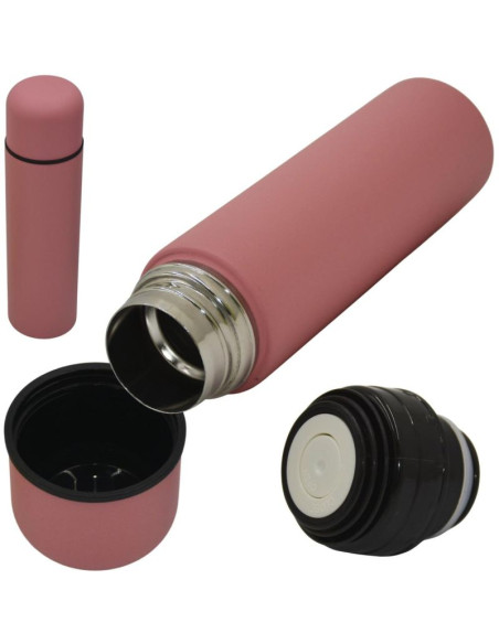 Termos turystyczny 500ml excellent houseware różowy