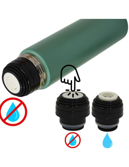 Termos turystyczny 500ml excellent houseware jasnoniebieski