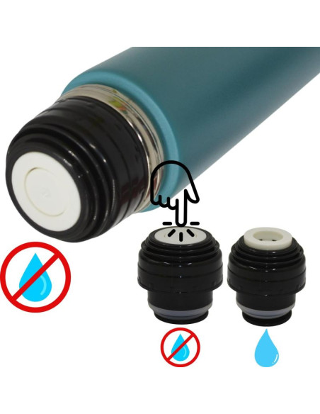 Termos turystyczny 500ml excellent houseware ciemnoniebieski