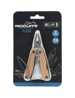 Zestaw survivalowy turystyczny kombinerki 13w1 drewno 2