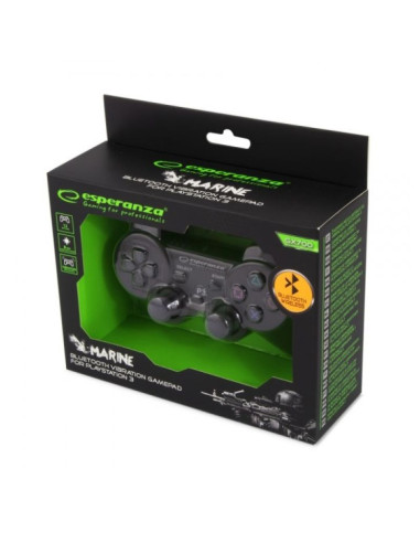 Gamepad bezprzewodowy esperanza egg109k (ps3  kolor czarny)