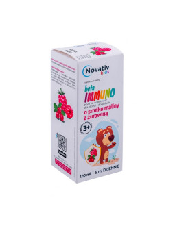 Novativ kids beta immuno płyn na odporność 120ml