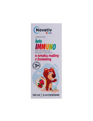 Novativ kids beta immuno płyn na odporność 120ml