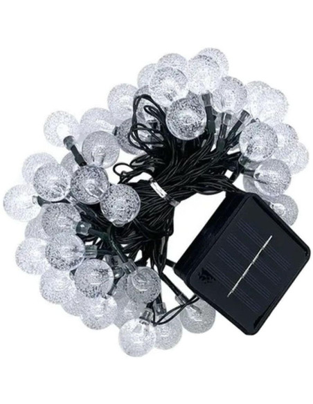 Lampa solarna ogrodowa girlanda łańcuch solarny 4,9m 40led multikolor