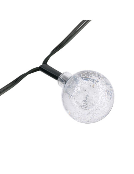 Lampa solarna ogrodowa girlanda łańcuch solarny 4,9m 40led ciepły biały