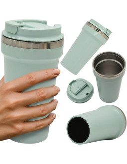 Kubek termiczny turystyczny excellent houseware 500l - zielony