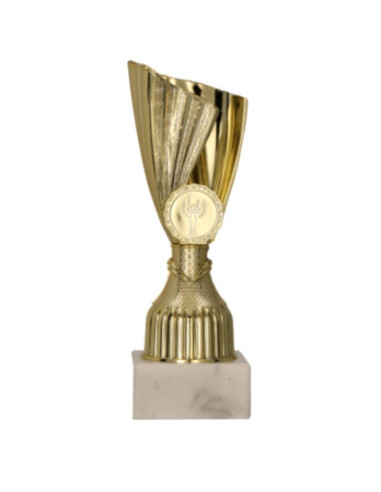 Puchar plastikowy złoty zora