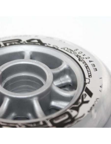 Pu 80x24 82a przezroczyste kółka (4 szt.) nils extreme