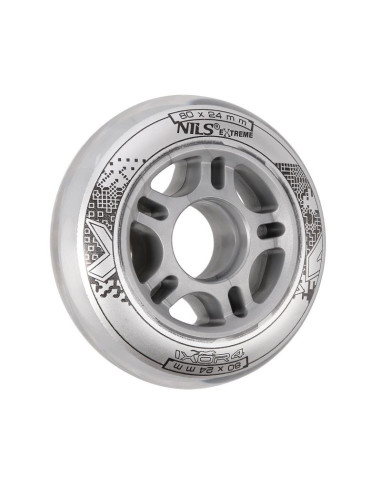 Pu 80x24 82a przezroczyste kółka (4 szt.) nils extreme