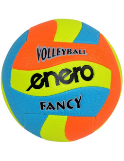 Piłka siatkowa plażowa fancy enero niebieski żółty pomarańczowy 2