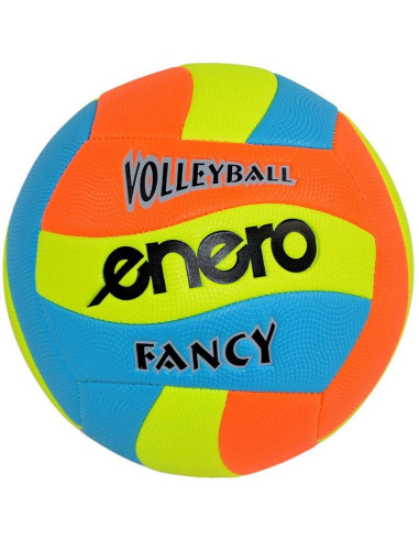 Piłka siatkowa plażowa fancy enero niebieski żółty pomarańczowy
