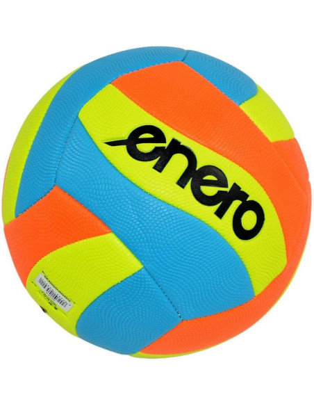 Piłka siatkowa plażowa fancy enero niebieski żółty pomarańczowy