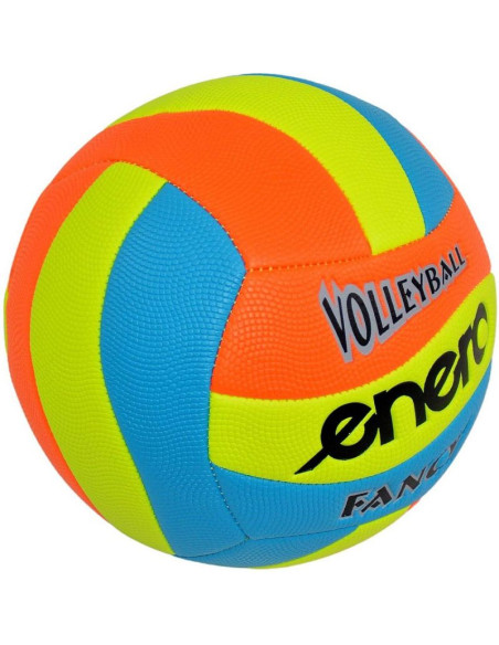 Piłka siatkowa plażowa fancy enero niebieski żółty pomarańczowy