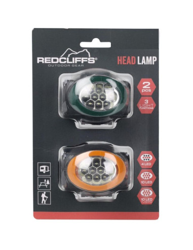 Latarka czołowa turystyczna redcliffs 2szt