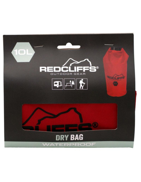 Torba worek wodoszczelny 10l redcliffs czerwony