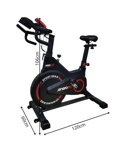 Rower treningowy spiningowy mbx8.0 enero fit