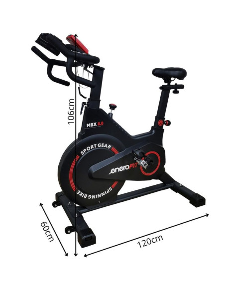 Rower treningowy spiningowy mbx8.0 enero fit