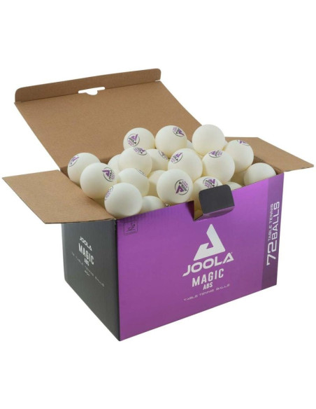 Piłeczki do tenisa stołowego joola magic abs 72szt białe