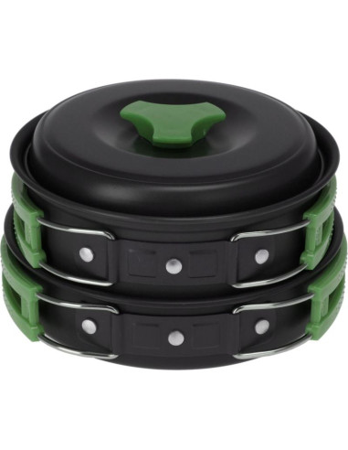 Menażka zestaw turystyczny garnek patelnia 2szt redcliffs