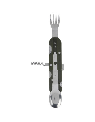 Zestaw survivalowy turystyczny scyzoryk ze sztućcami 5w1