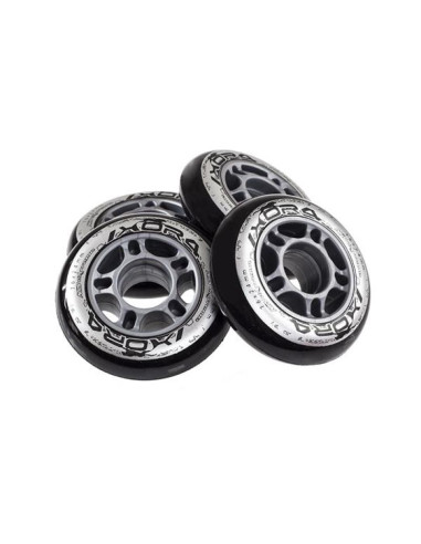 Pu 76x24 82a czarne kółka (4 szt.) nils extreme