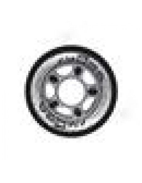 Pu 76x24 82a czarne kółka (4 szt.) nils extreme