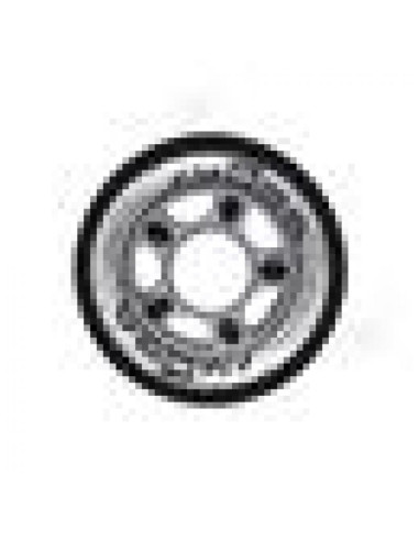 Pu 76x24 82a czarne kółka (4 szt.) nils extreme