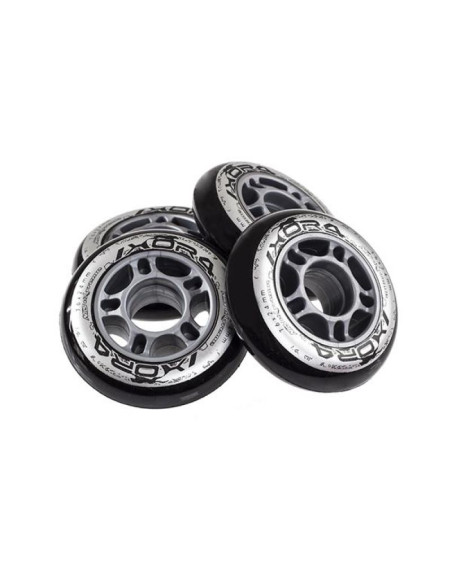 Pu 76x24 82a czarne kółka (4 szt.) nils extreme