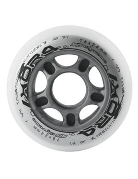 Pu 76x24 82a białe kółka (4 szt.) nils extreme