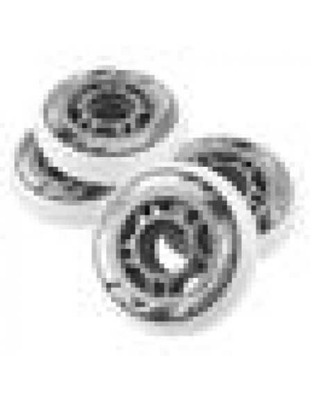 Pu 76x24 82a białe kółka (4 szt.) nils extreme